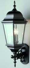  51000 BG - Classical Collection, Traditional Metal and Beveled Glass, Armed Wall Lantern Light